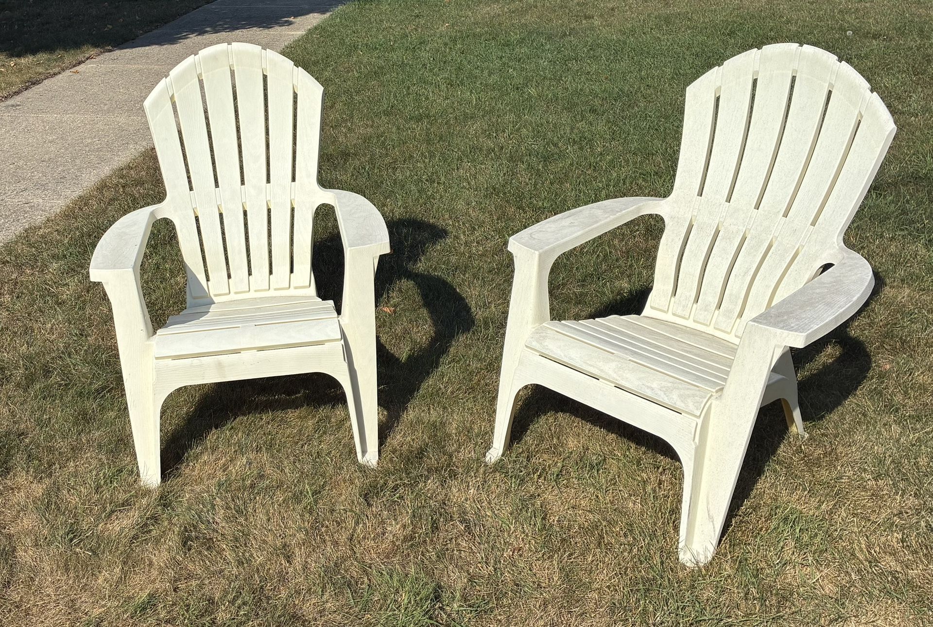(2) Stackable Adirondack Chairs