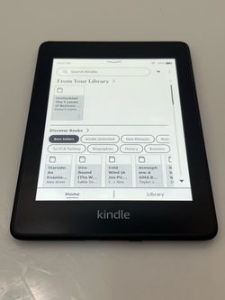 Amazon Kindle Paperwhite 10th Generation Black 32GB Wi-Fi 6in  w/ Charger - $59