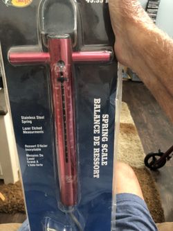 Spring Scale Stainless Steel 100 LBS