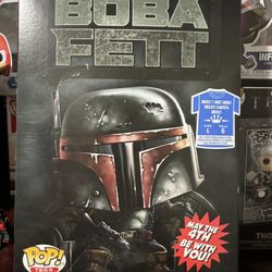 Funko Pop Boba Fett T Shirt Large