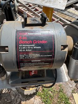 Craftsman 6 inch Bench Grinder