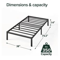 Twin Metal Bed frame
