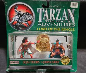 John Carter and Dejah Thorus Figures- New