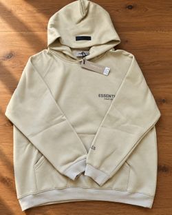 Fear of God Essentials Hoodie Beige Cream Size M