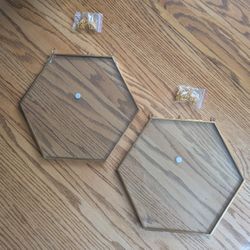 Hexagon Hanging Picture Frames