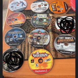 PlayStation 2 games used (not tested since I don’t have a ps2 console) Disc only 