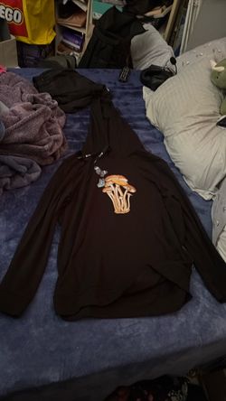 Ethika Dark Brown Mushroom Graphic Hoodie
