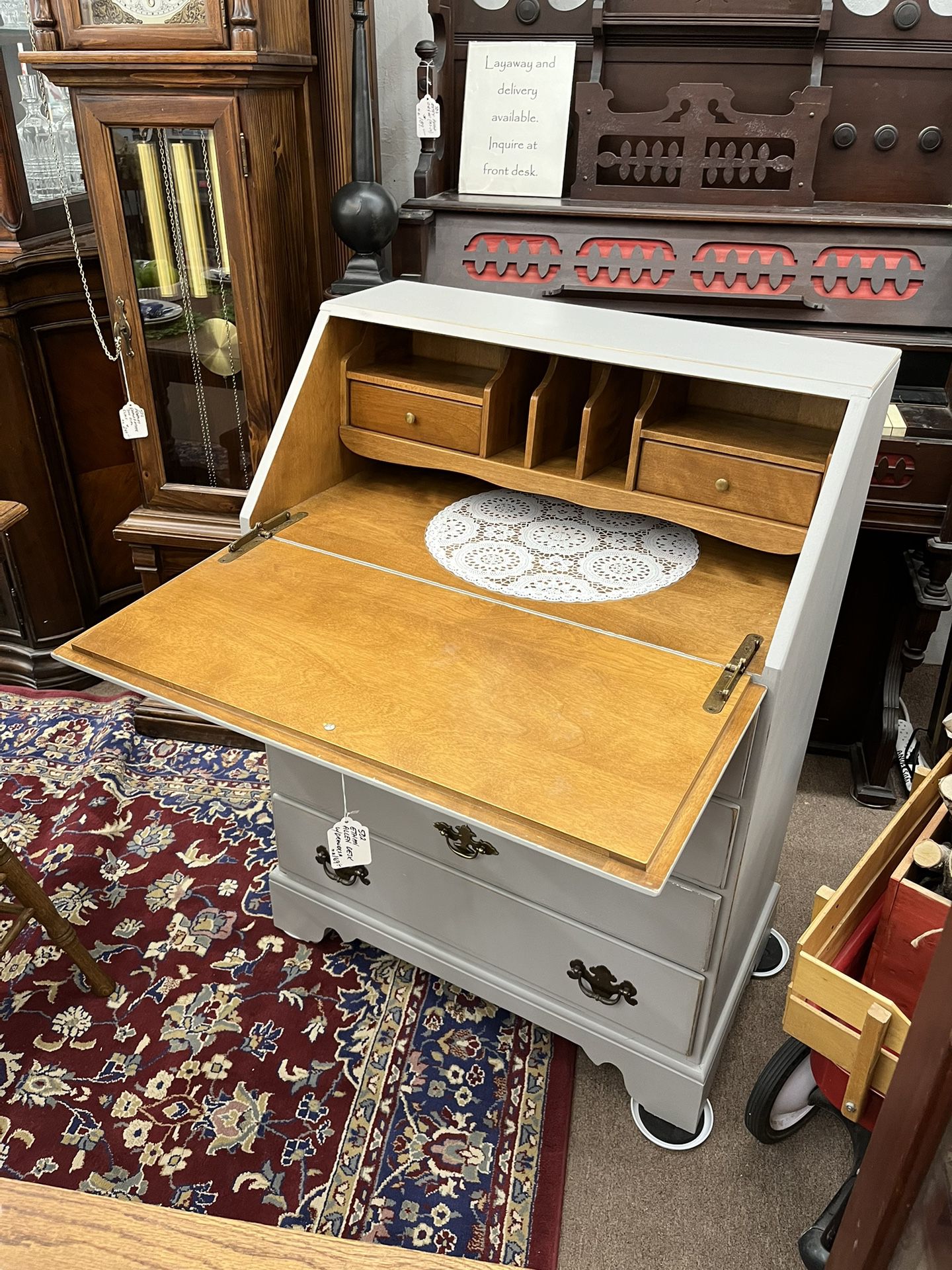 Ethan Allen Desk with Drawers