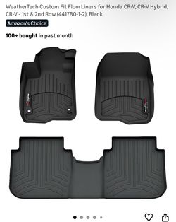 WeatherTech FloorLiner HP Custom Fit Floor Mats for Honda CR-V 2023-2026