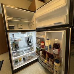 Stainless steel fridge