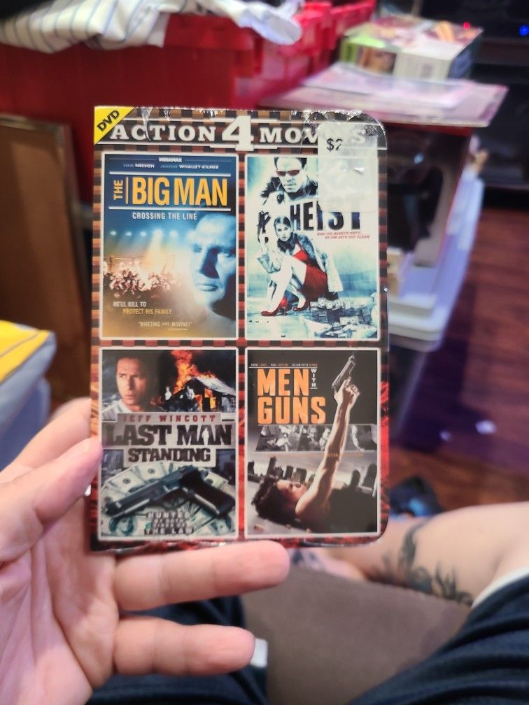 4 ACTION MOVIE PACK DVD