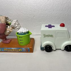 Toonsylvania 2 piece happy meal toys vintage