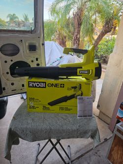 Ryobi ONE+ 18V 100 MPH 350 CFM Cordless Battery Variable-Speed Jet Fan Leaf Blower (Tool Only)