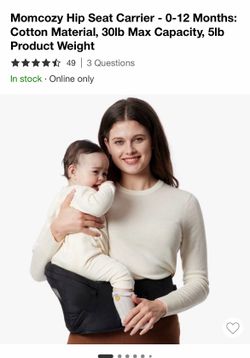 Momcozy Hip Baby Carrier