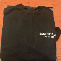 Essentials Fear Of God - Crewneck FW24 With QR Code