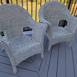 FREE, Wicker Rattan Chairs, 2 