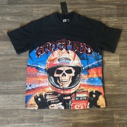 Godspeed Racing Skull Graphic Tee – Black – Size Medium (Streetwear)