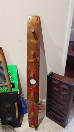 whiskey Barrel shotgun shell coat hanger