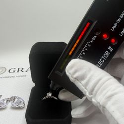 Adjustable Moissanite Ring 