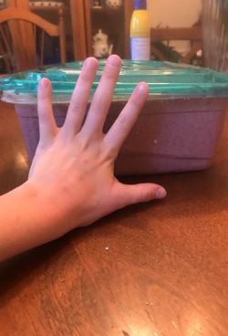 Gigantic pinkish purple slime