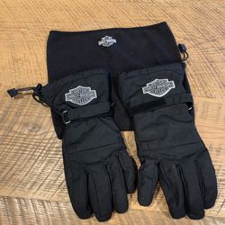 Harley Davidson Winter Gloves & Neck-Face Cover