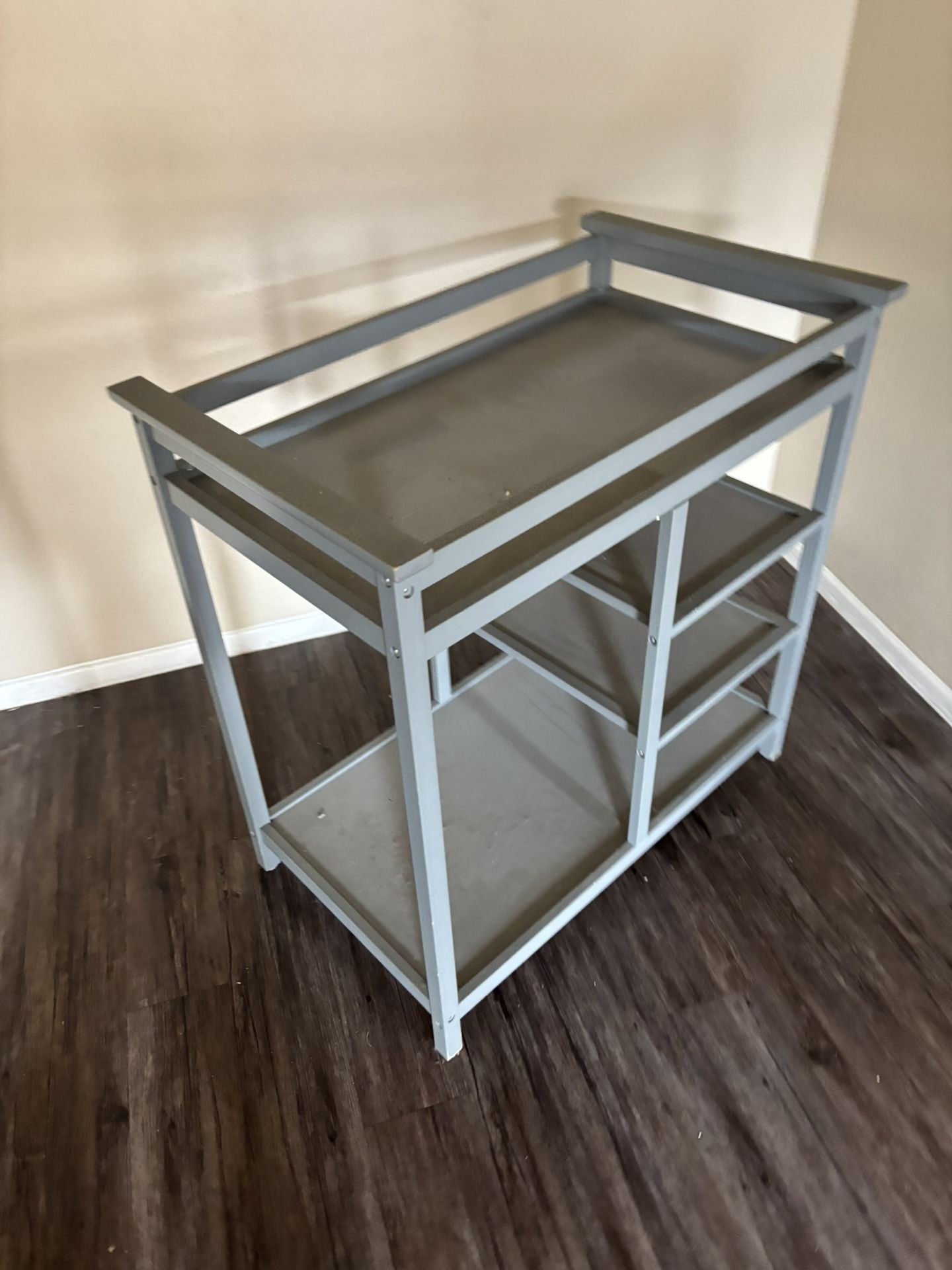 Gray Changing Table