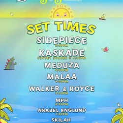 1 GA Ticket For Sunsoaked