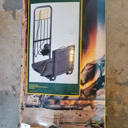 Fire Log Holder & Tools