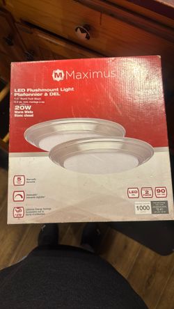 2 Pack Led Flush mount Lights 1000 Lumens Or