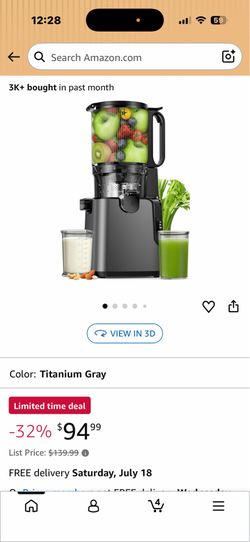 Juicer Machines with 5.8" Large Chute, 2-in-1 Cold Press Juicer for Whole Vegetables Fruits 400W, Masticating juicer Easy to Clean Juice Extractor Mac