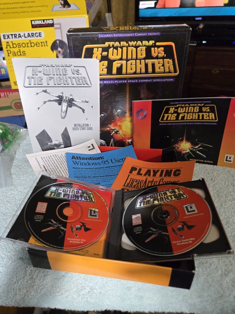 VINTAGE STAR WARS X-Wing vs. TIE FighterVideo Game