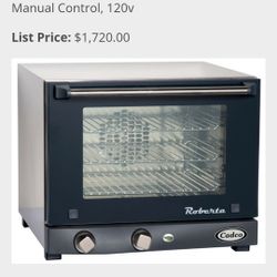 Cadco Convection Oven 