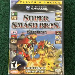 Super Smash Bros Melee Nintendo GameCube 2001 Complete In Box  | Players Choice