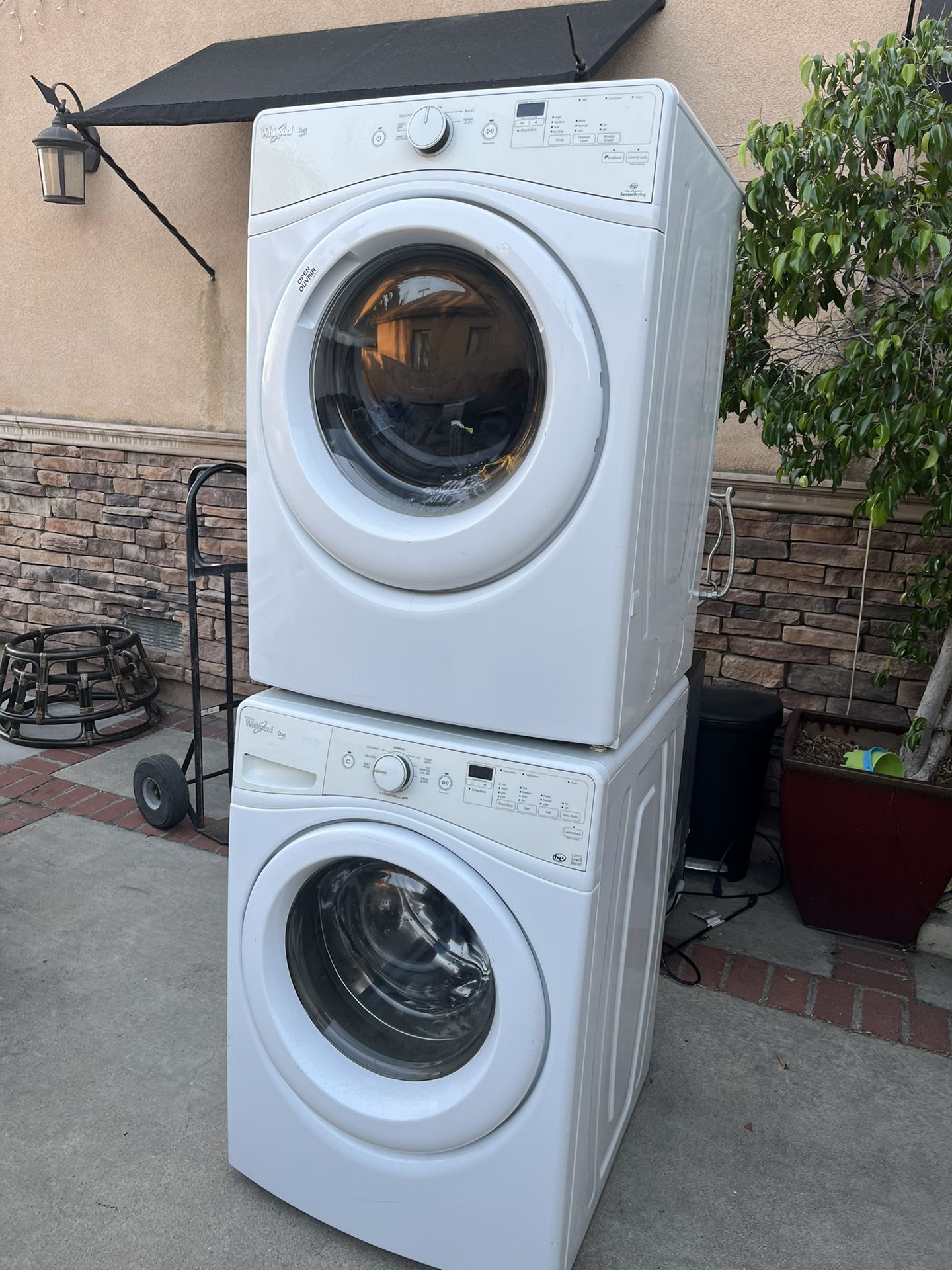 Whirlpool Stackable Washer And Gas Dryer