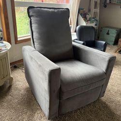 Gray Electric Recliner 