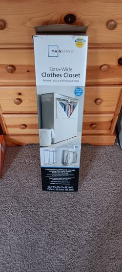 New Extra Wide Clothes Closet