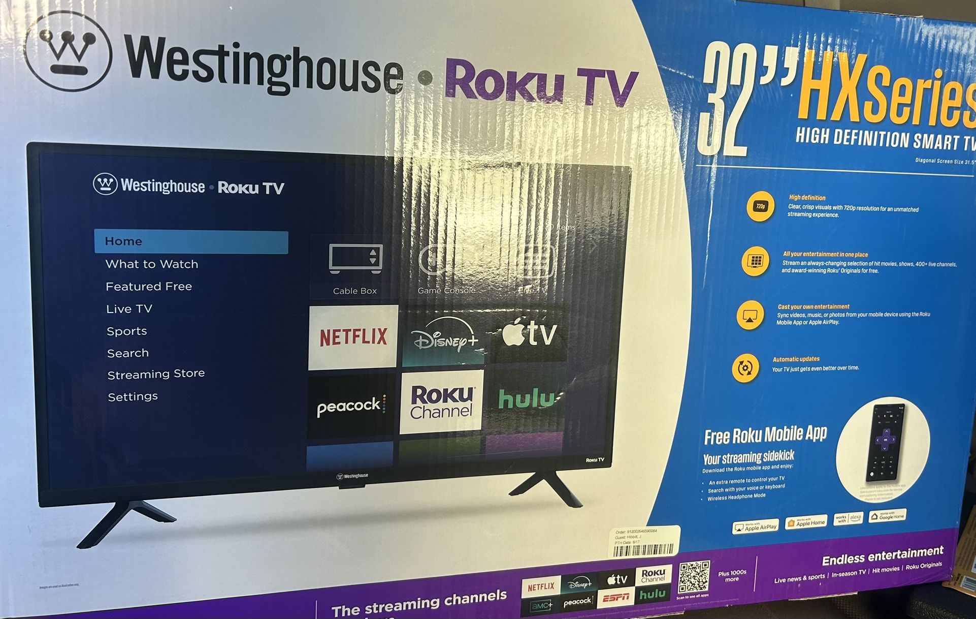 Brand New 32 Inch Roku Tv