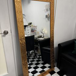 Copper Gold Mosaic Mirror