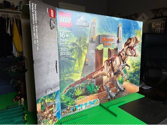 LEGO Jurassic Park T.Rex Rampage BOX ONLY