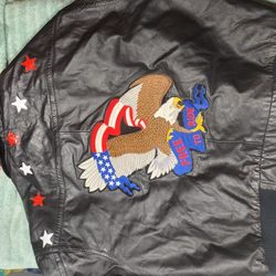 Ash Creek Mens Leather Jacket 