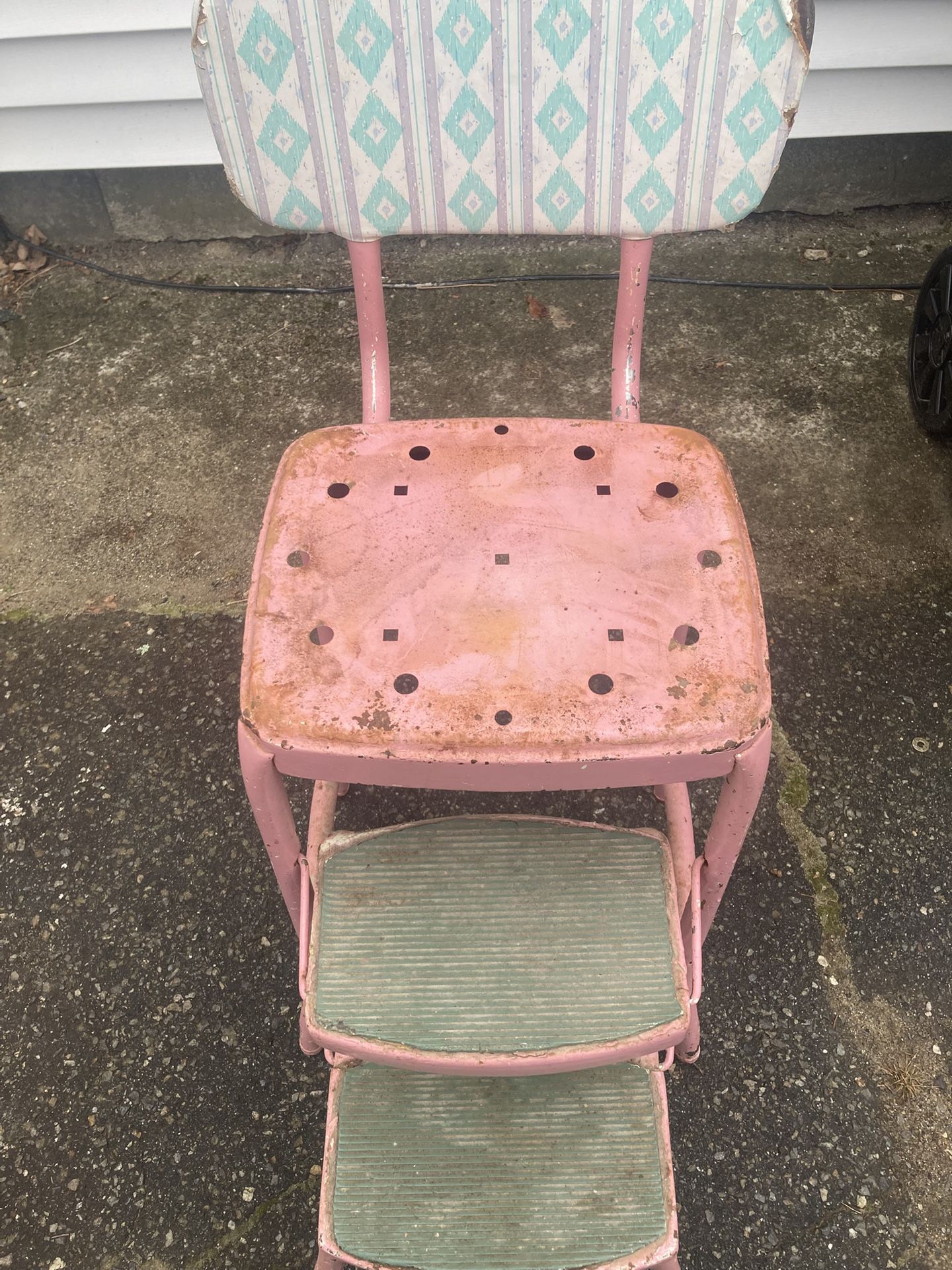 Folding Step Stool/Chair For Restoration