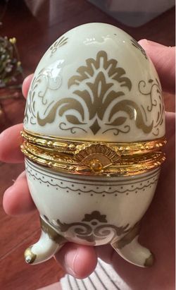 Vintage ceramic egg