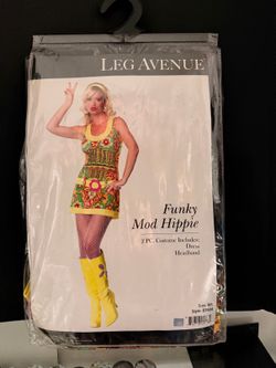 Funky Mod Hippie Adult Costume
