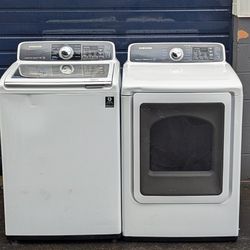 Samsung XL Capacity Washer And Electric Dryer. Works Perfect. 45 Days Warranty.