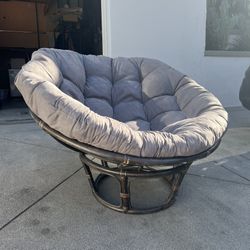 World Market Papasan Chair With Cushion