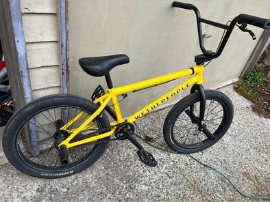 We The people Justice BMX Bike, matte taxi cab yellow,