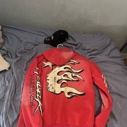 Hellstar Red Hoodie Size L