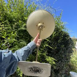 Vintage Dazor Modern Space Age Flying Saucer Desk Lamp