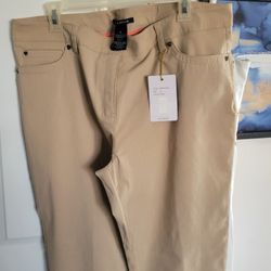 Zac & RACHEL LADIES JEANS TAUPE NEW SIZE 16