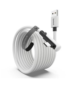 Syntech Link Cable 16FT, USB 3.0 to USB Cable for Meta Quest 3/3S/2, Pico 4
USB 3.0 High Speed with up to 5Gbps Data Transfer for PCVR and SteamVR Gam